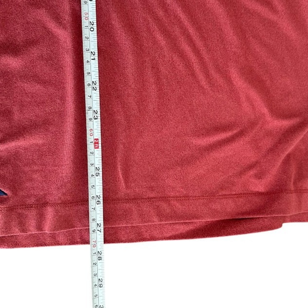 Untuckit Heather Red Polyester Performance Polo S… - image 6